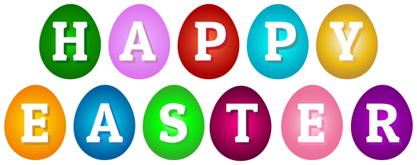 This png image - Happy Easter Eggs Clip Art PNG Image, is available for free download