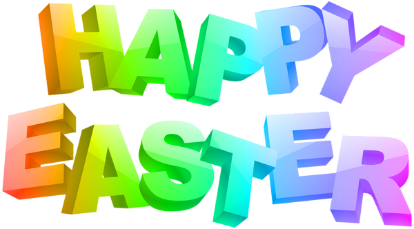 This png image - Happy Easter Text Transparent Clip Art, is available for free download