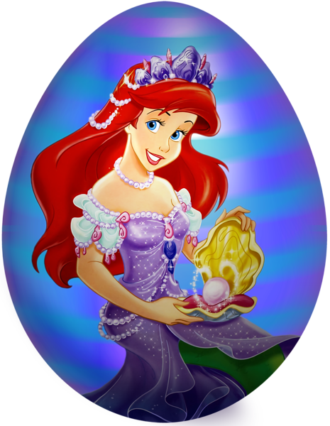 This png image - Kids Easter Egg Ariel PNG Clip Art Image, is available for free download