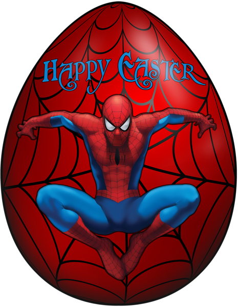 This png image - Kids Easter Egg Spiderman PNG Clip Art Image, is available for free download