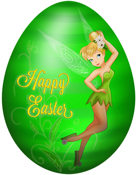 This png image - Kids Easter Egg Tinkerbell PNG Clip Art Image, is available for free download