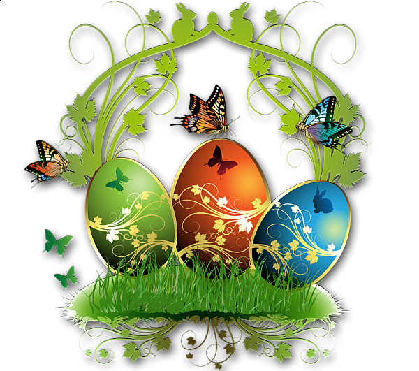 This png image - Nice Easter Eggs Decoration Clipart, is available for free download