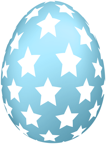 This png image - Starry Easter Egg Blue PNG Clipart, is available for free download