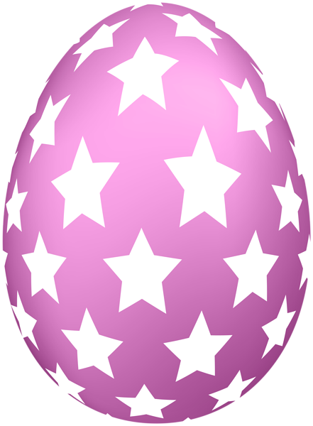 This png image - Starry Easter Egg Pink PNG Clipart, is available for free download