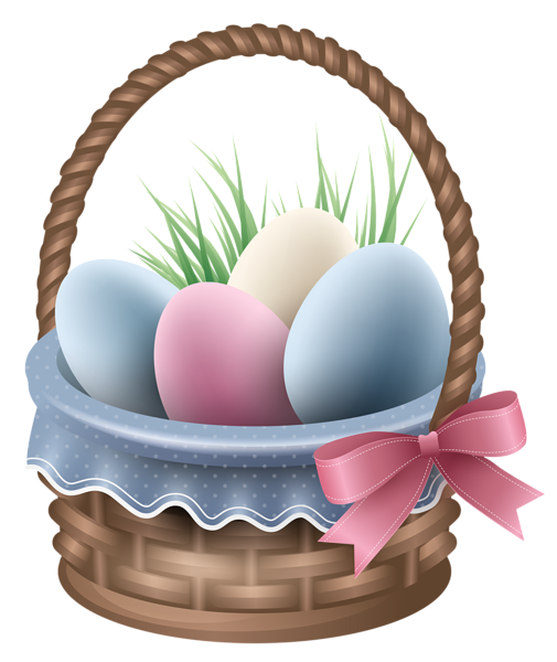 This png image - Transparent Easter Basket and Grass PNG Clipart Picture, is available for free download