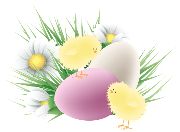 This png image - Transparent Easter Chickens and Eggs PNG Clipart Picture, is available for free download