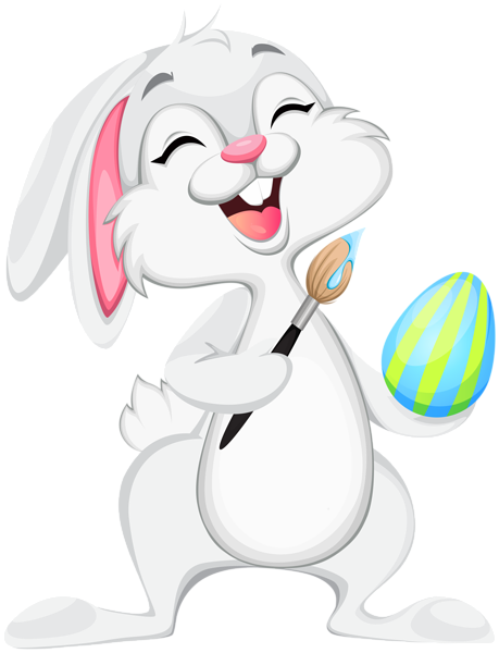 This png image - White Easter Bunny PNG Clipart, is available for free download