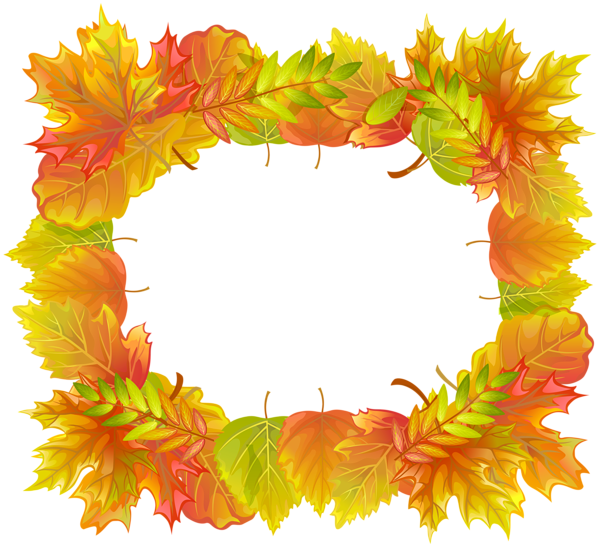 This png image - Autumn Leafs Border Frame PNG Clipart Image, is available for free download