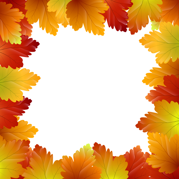 This png image - Autumn Leaves Border Frame PNG Clip Art Image, is available for free download