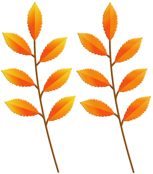 This png image - Autumn Leaves Branches PNG Clipart, is available for free download