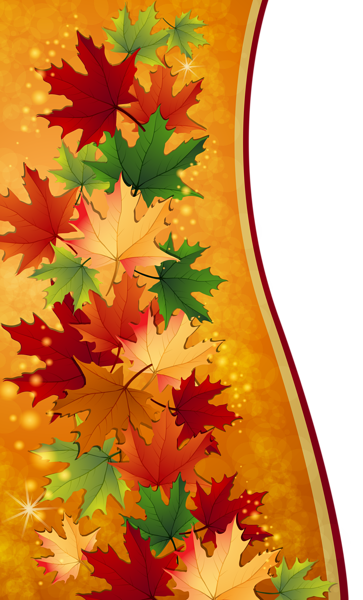 Autumn Leaves Decoration PNG Clipart Image | Gallery ...