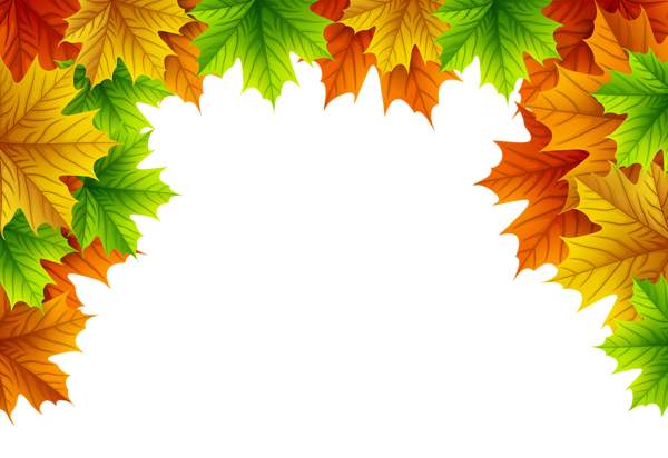 This png image - Autumn Leaves Decorative Top Border PNG Image, is available for free download