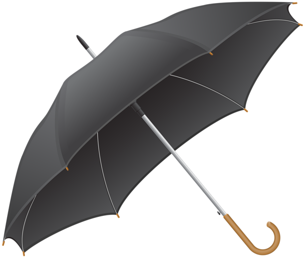 This png image - Black Umbrella Transparent PNG Clip Art Image, is available for free download