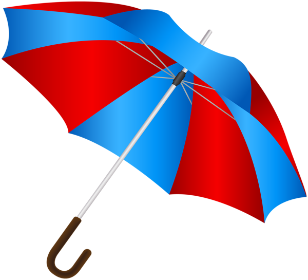 This png image - Blue Red Umbrella PNG Clip Art Image, is available for free download
