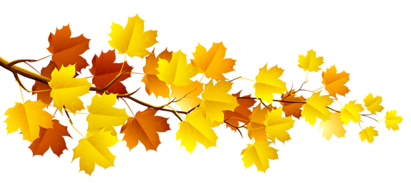 This png image - Branch with Autumn Leaves PNG Clipart, is available for free download