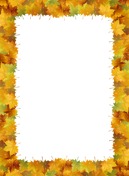 This png image - Colorful Autumn Leaves Frame PNG Clipart, is available for free download
