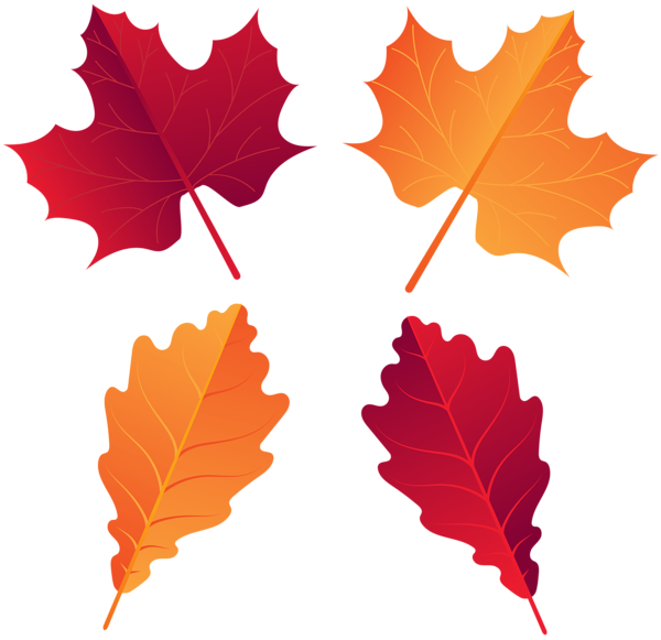 This png image - Fall Deco Leaves PNG Clip Art Image, is available for free download