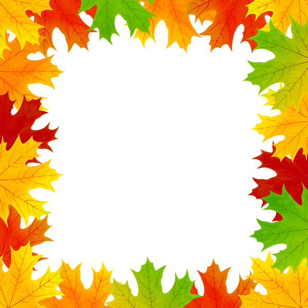 This png image - Fall Leaves Border Frame PNG Clip Art Image, is available for free download