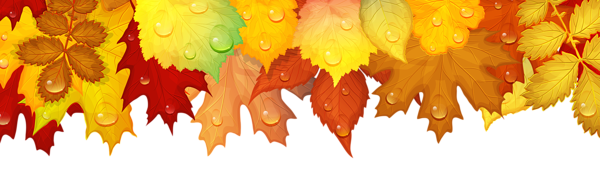 This png image - Fall Leaves Deco Border PNG Clip Art, is available for free download