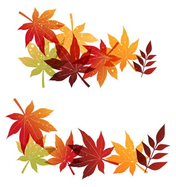 This png image - Fall Leaves Decoration PNG Clipart Image, is available for free download