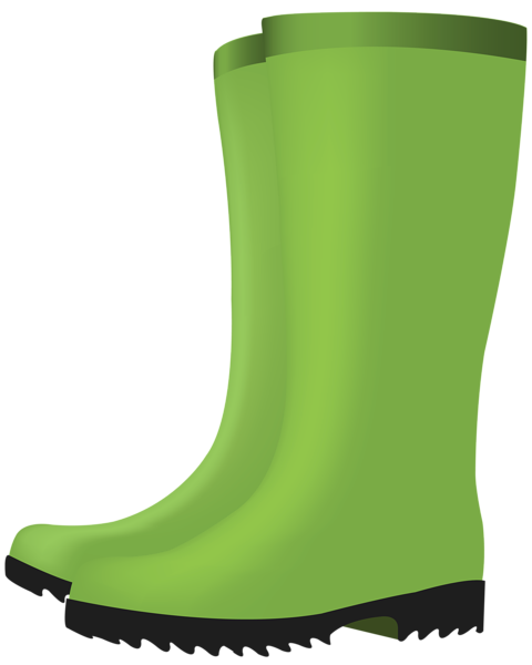 This png image - Green Rubber Boots PNG Clipart, is available for free download