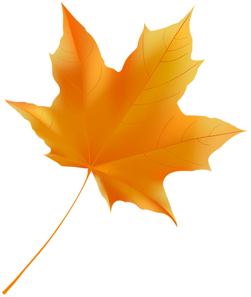 This png image - Orange Fall Leaf PNG Clipart, is available for free download