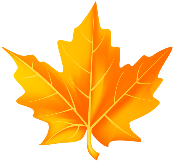 This png image - Orange Fall Leaf PNG Clipart, is available for free download