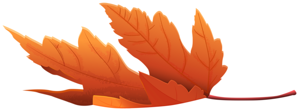 This png image - Orange Fallen Leaf PNG Clipart, is available for free download