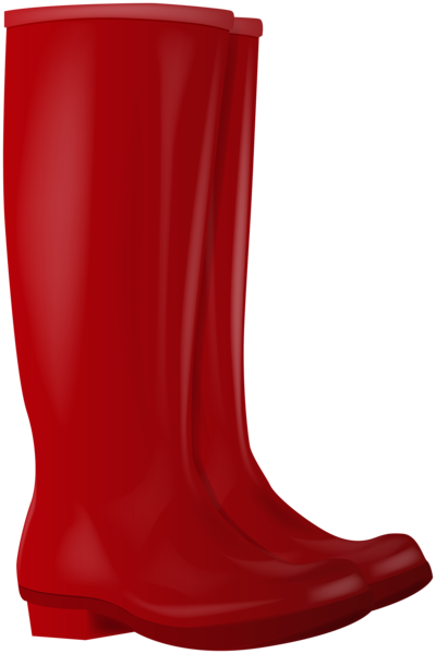 This png image - Red Rubber Boots PNG Clip Art Image, is available for free download