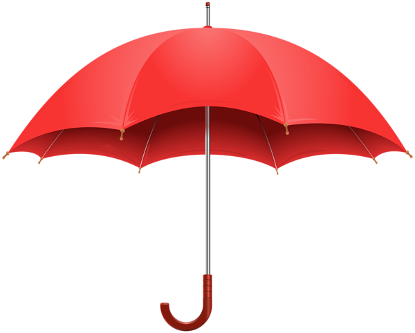 Red Umbrella PNG Clip Art Image | Gallery Yopriceville - High-Quality