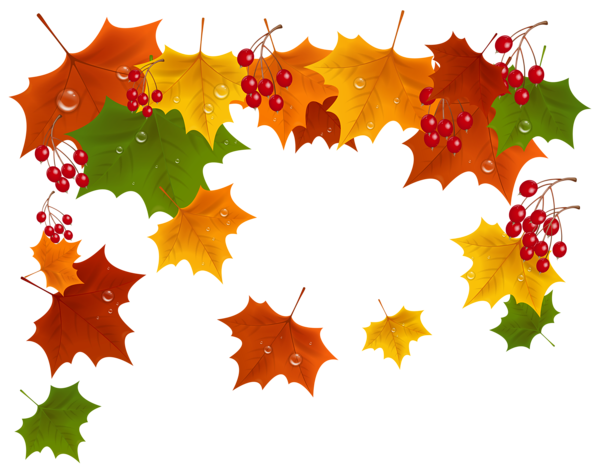 Transparent Fall Decor Picture | Gallery Yopriceville ...