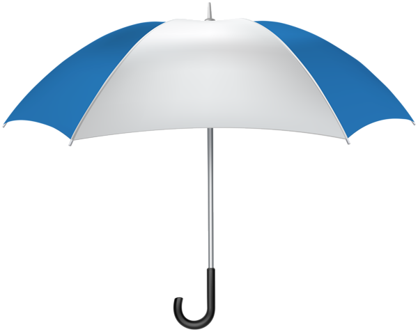 This png image - White Blue Umbrella PNG Clipart, is available for free download