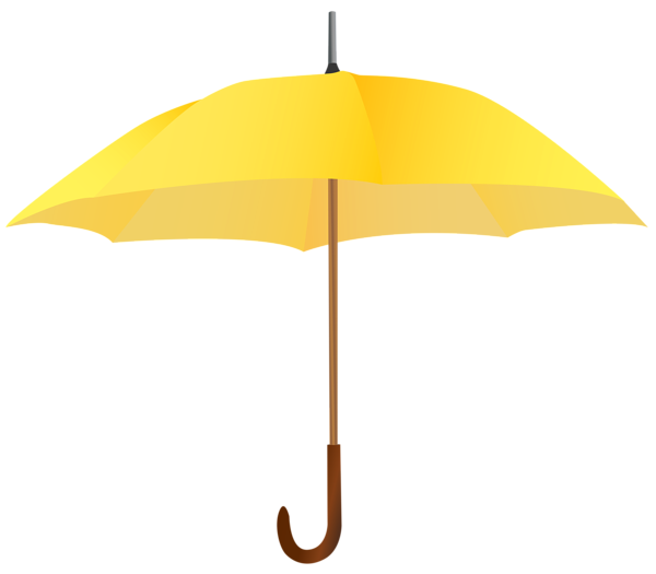 This png image - Yellow Umbrella PNG Clipart Image, is available for free download