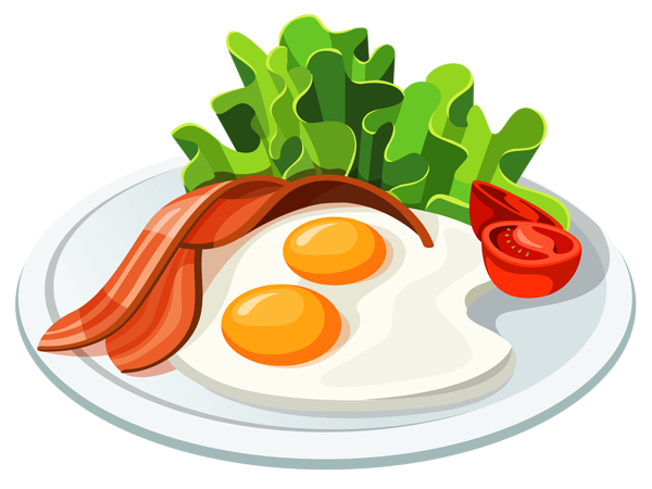 This png image - Eggs and Bacon PNG Vector Clipart, is available for free download
