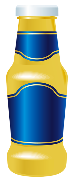 This png image - Mustard Glass Bottle PNG Clipart Image, is available for free download