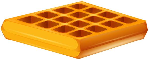 This png image - Waffle Transparent PNG Clip Art Image, is available for free download