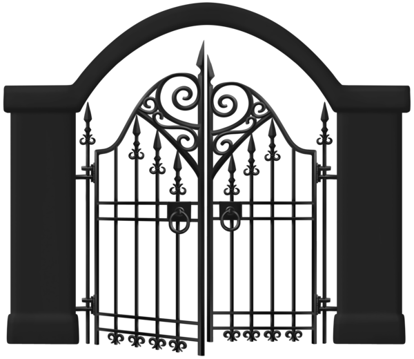 This png image - Black Gate PNG Clipart, is available for free download
