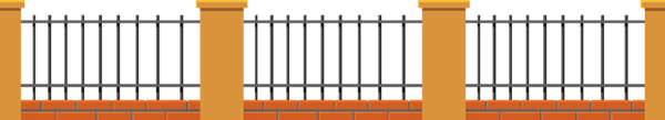 This png image - Brick Fence PNG Image, is available for free download