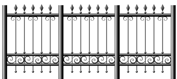 This png image - Transparent Iron Fence PNG Clipart, is available for free download
