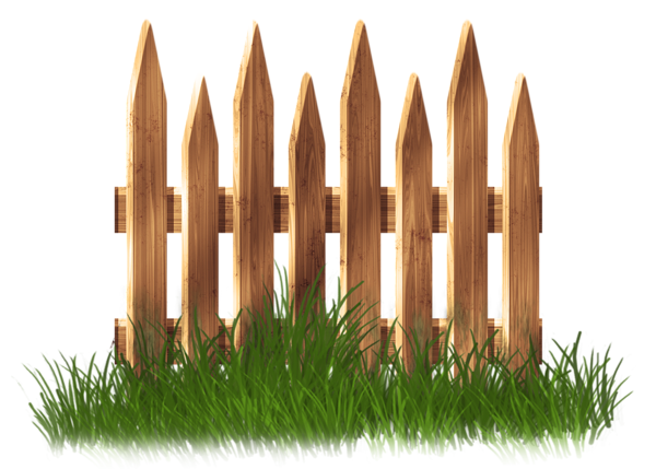 This png image - Transparent Wooden Garden Fence with Grass Clipart, is available for free download