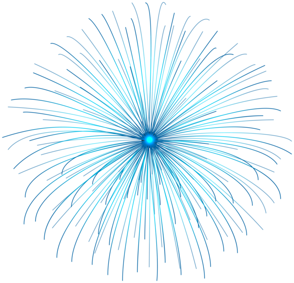 This png image - Blue Firework Circle PNG Clip Art, is available for free download