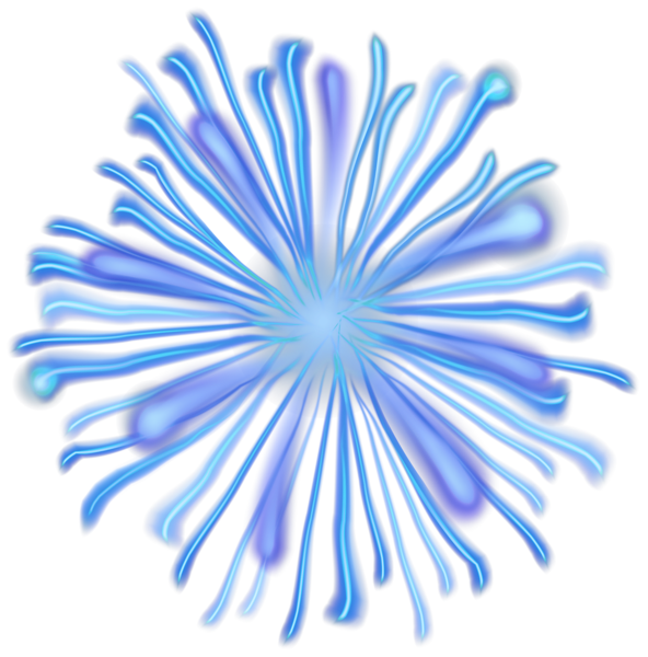 This png image - Blue Firework PNG Transparent Clipart, is available for free download