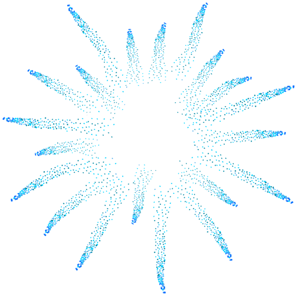 This png image - Blue Fireworks Clip Art PNG Image, is available for free download