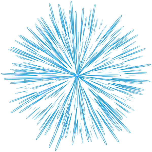 Firework Png Blue Blue Fireworks Png Free Transparent Clipart Images