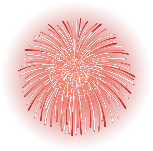 Fireworks Decor Red PNG Transparent Clipart | Gallery Yopriceville