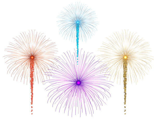 This png image - Fireworks for Dark Images PNG Clip Art, is available for free download