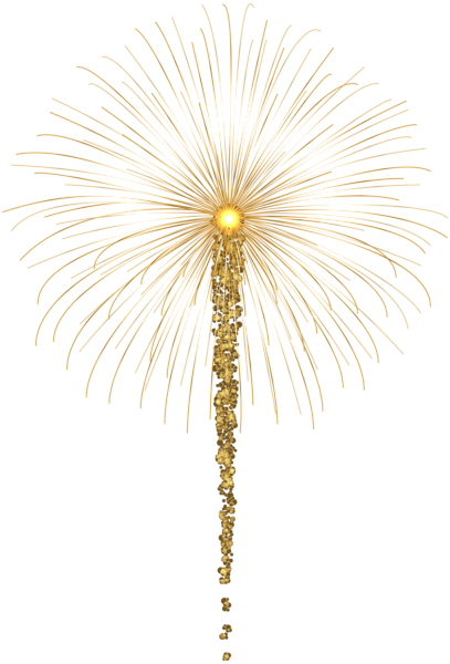 Gold Fireworks for Dark Images PNG Clip Art | Gallery ...