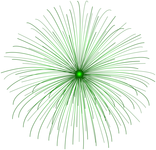 This png image - Green Firework Circle PNG Clip Art, is available for free download