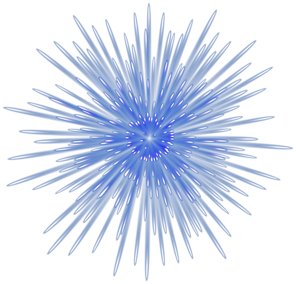 This png image - Spectacular Firework Blue Transparent Image, is available for free download