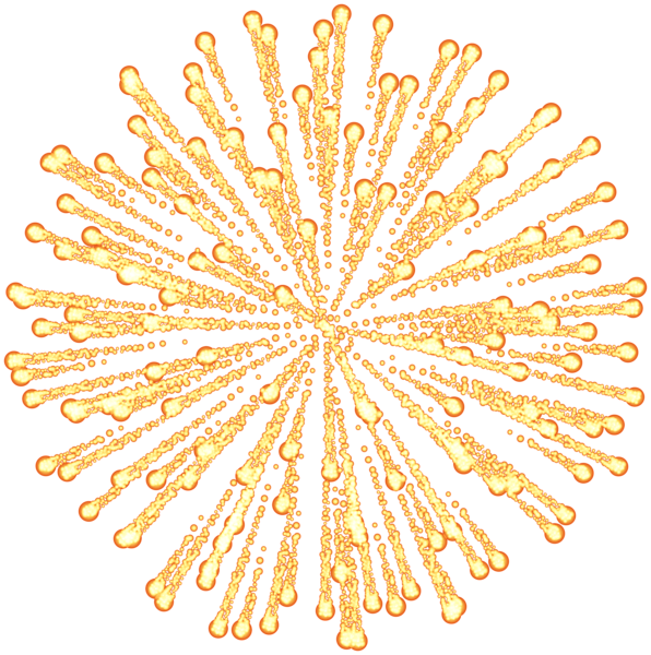 Yellow Firework Clip Art PNG Image | Gallery Yopriceville - High